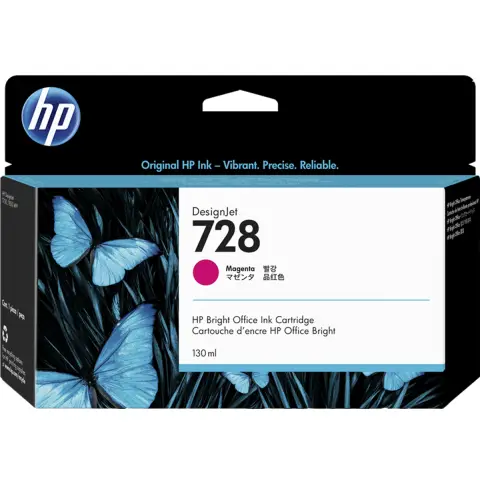 HP F9J66A - Tusz magenta HP 728 do HP DesignJet T730, T830